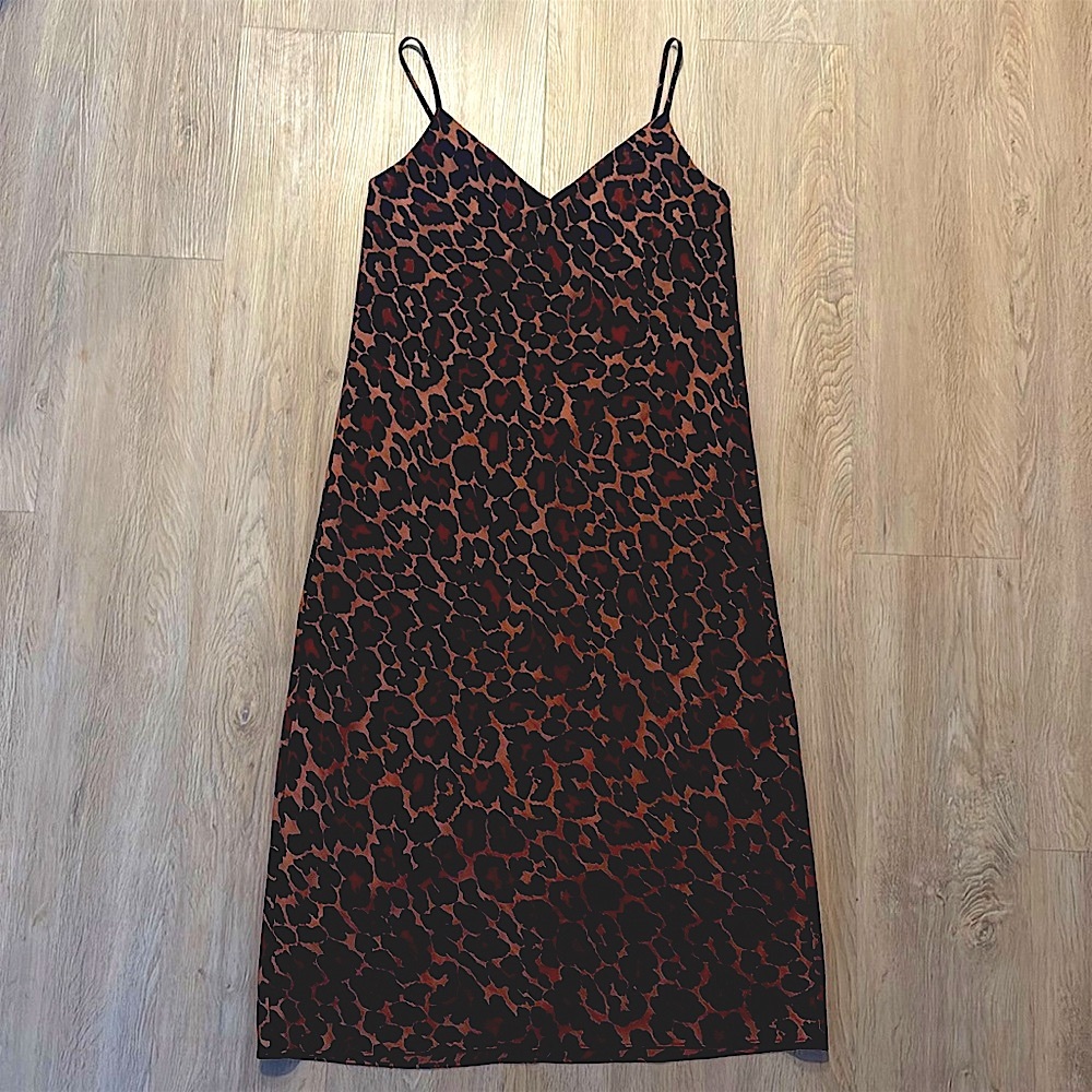 Leopard Print Slip Dress | J. Crew